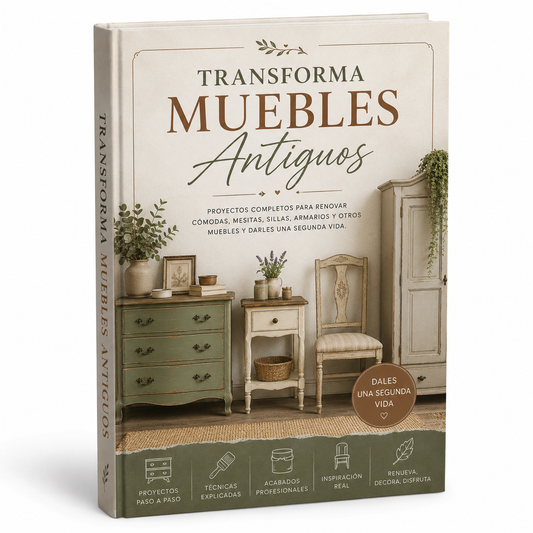 Transforma Muebles Antiguos  – Proyectos Paso a Paso